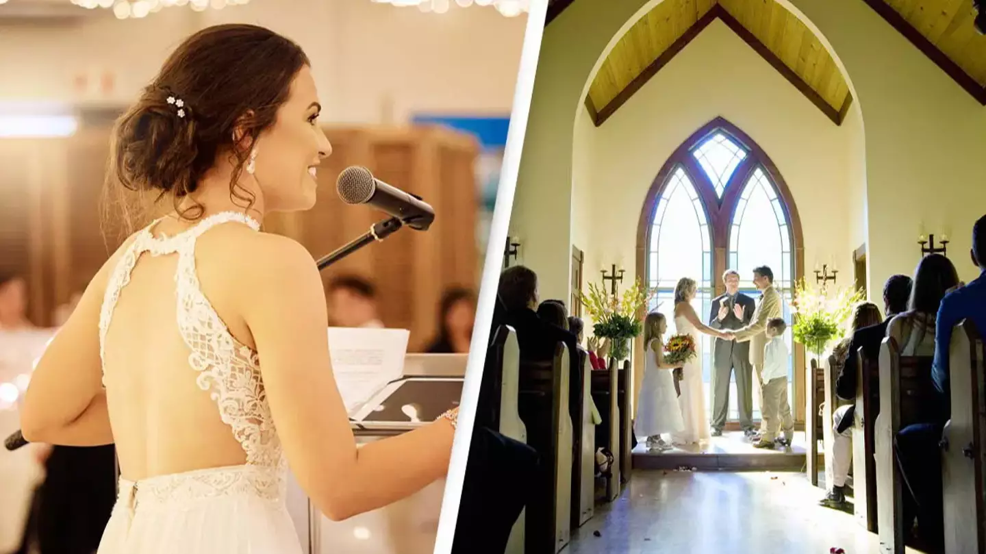 Bride reads fiancé’s affair texts out loud instead of saying vows at wedding