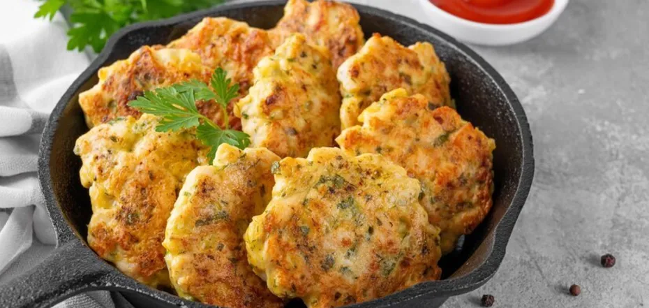 Juicy and healthy baked fish cutlets with cheese and rice: even children will like it