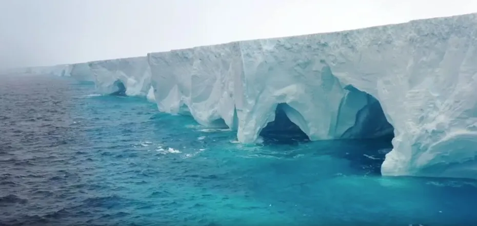 The world’s largest iceberg weighing a trillion tons has started moving again