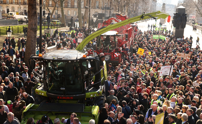 10,000 people join farming’s London Pancake Day Rally